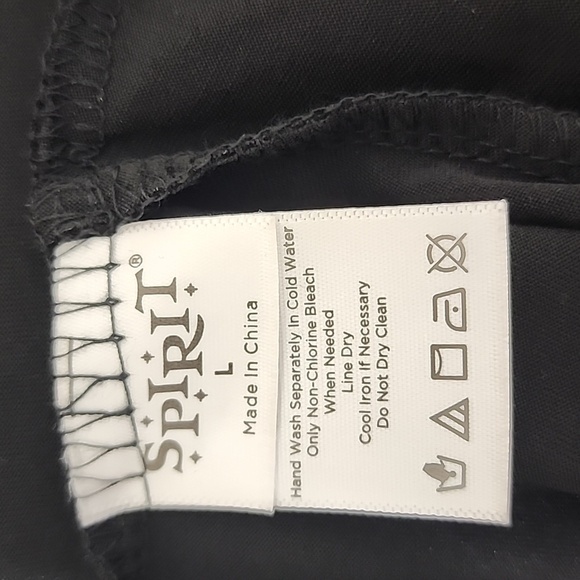 Spirit Black Body Suit Onesie Kids Size L - Picture 8 of 8